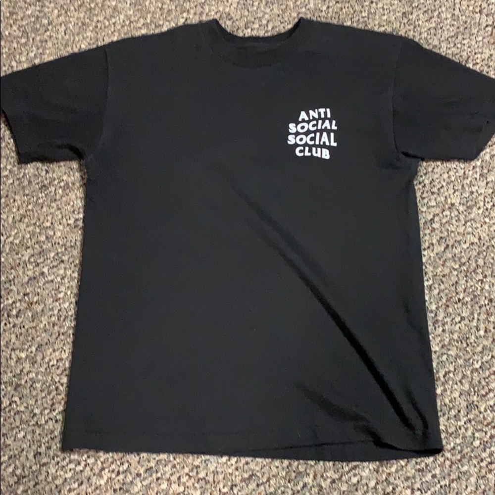 Anti social social club t-shirt black M